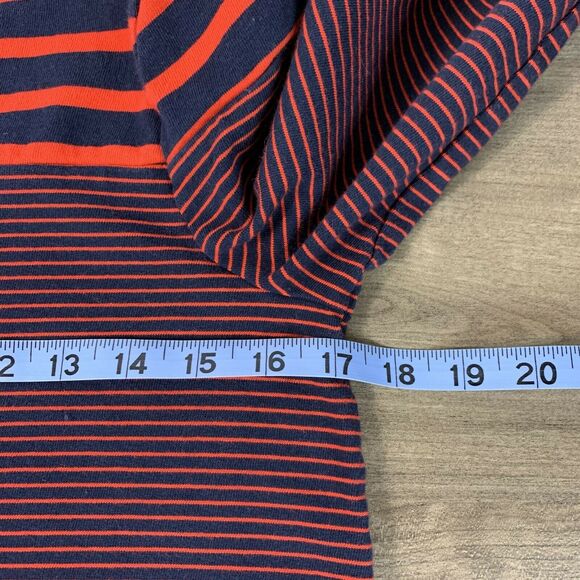 GAP Womens Long Sleeve Top Size Small  Navy Red Sailor Striped Pullover - Picture 3 of 8